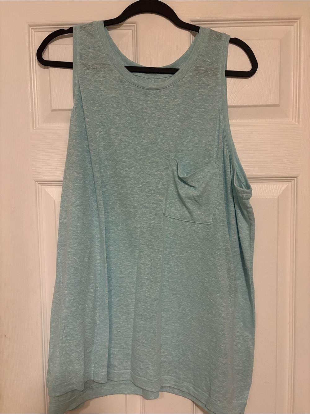 Old Navy Light Aqua Pocket Tank Top